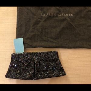 Lauren Merkin Eve Glitter Twighlight Clutch